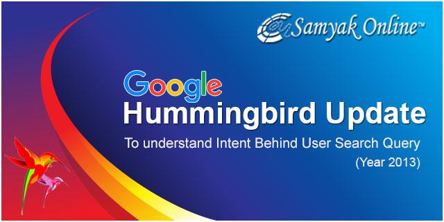 Google Hummingbird Update (Year 2013)