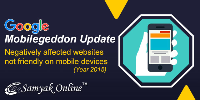 Google Mobilegeddon Update (Year 2015)
