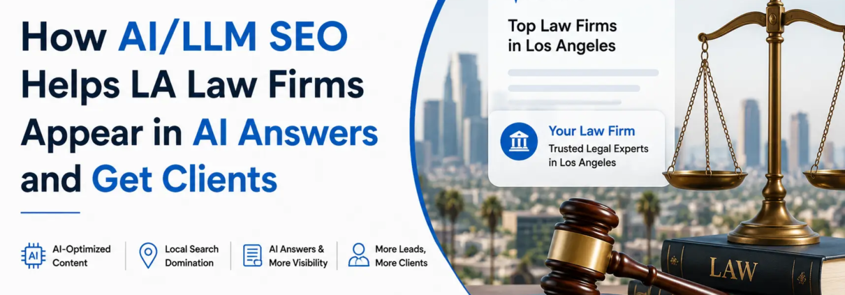 How AI/LLM SEO Helps LA Law Firms Appear in AI Answers and Get Clients