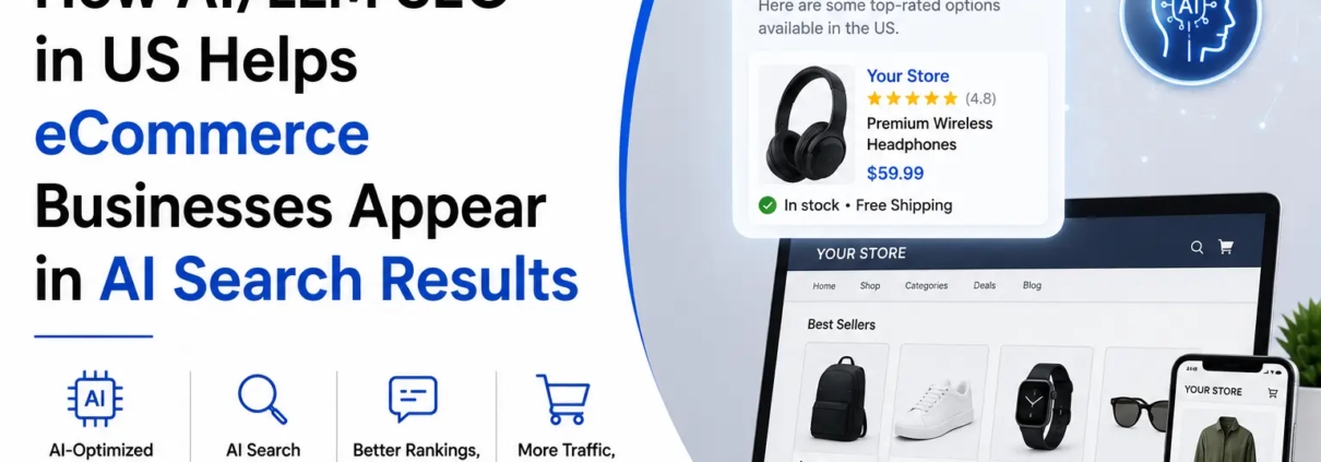 How AI_LLM SEO in US Helps eCommerce Businesses Appear in AI Search Results