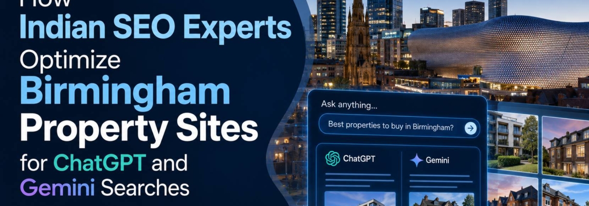 How Indian SEO Experts Optimize Birmingham Property Sites for ChatGPT and Gemini SearchesHow Indian SEO Experts Optimize Birmingham Property Sites for ChatGPT and Gemini Searches
